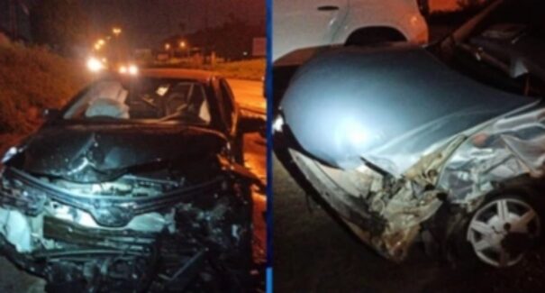 Colisão na BR-135 deixa dois motoristas feridos