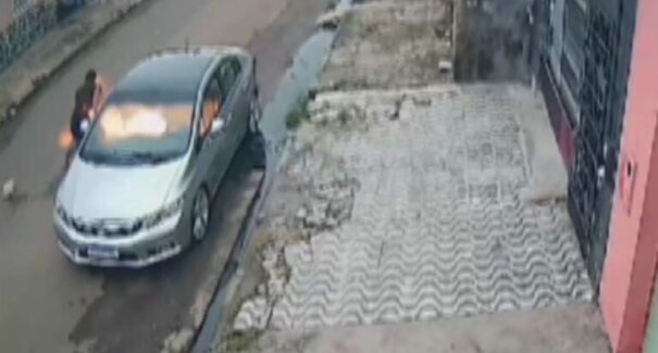 Suspeito de atear fogo em veículo é preso em Santa Inês