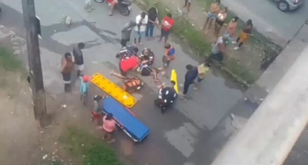 Homem fica gravemente ferido após cair da ponte do Caratatiua