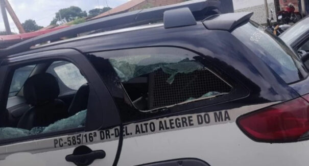 Idoso é preso suspeito por vandalizar viatura da polícia em Alto Alegre do Maranhão