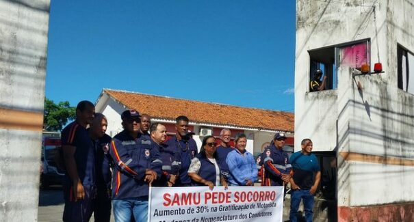 Servidores do Samu paralisam atividades por melhores condições de trabalho