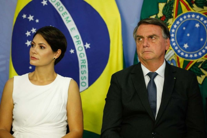 O processo protocolado por Bolsonaro e Michelle pedia indenização de R$ 20 mil por danos morais, além de retratação pública - (crédito: Alan Santos/PR)