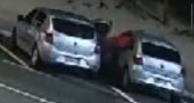 Homem é flagrado furtando objetos de carro na Av. Litorânea