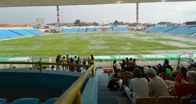 Chuva forte adia primeiro jogo da final do Campeonato Maranhense