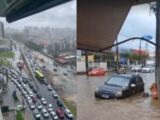 Chuva causa transtornos em diversos lugares na ilha de São Luís e causam congestionamentos