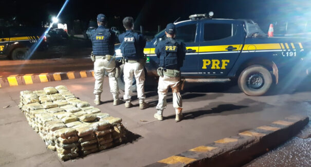 PRF apreende mais de 300kg de “super maconha” escondidos em pneus de caminhão na BR-010