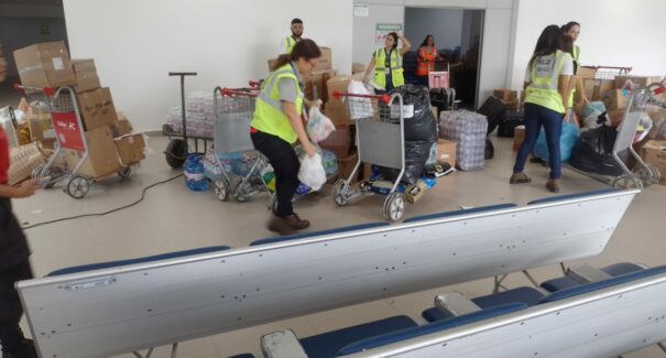 Aeroporto de São Luís pausa arrecadação após receber 80 toneladas em doações para o RS