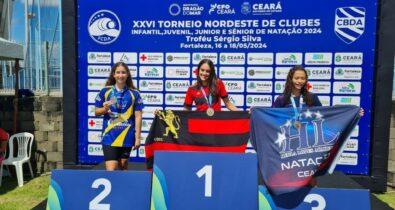 Sofia Duailibe conquista medalha de prata na Copa Nordeste de Natação