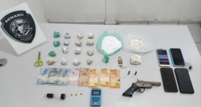Três homens são presos por tráfico de drogas e posse ilegal de arma em São José de Ribamar