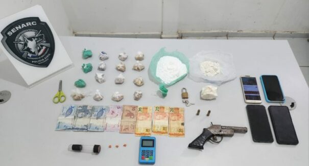 Três homens são presos por tráfico de drogas e posse ilegal de arma em São José de Ribamar