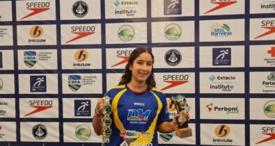 Sofia Duailibe conquista três ouros e um bronze na Copa Brasil de Águas Abertas