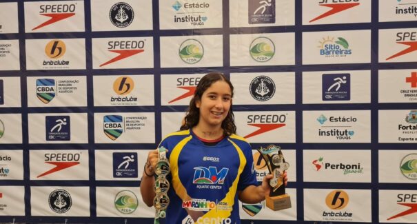 Sofia Duailibe conquista três ouros e um bronze na Copa Brasil de Águas Abertas