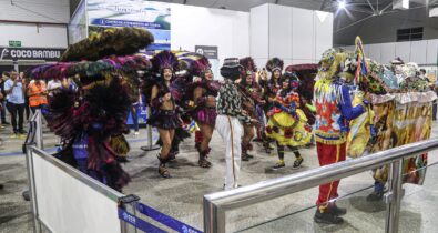 Maranhão inicia Receptivo Junino com apresentação de grupos folclóricos no aeroporto de São Luís