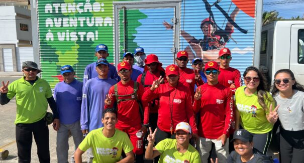 Valparaíso Adventure Park promove ação para limpeza da Praia do Araçagy