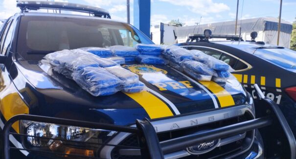 PRF apreende mais de 100 kg de drogas no Maranhão
