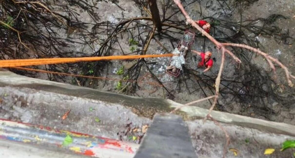 Homem pula da ponte Bandeira Tribuzzi após vítima reconhecê-lo como assaltante