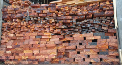 PRF apreende mais de 37 m³ madeira ilegal na BR-316, em Santa Inês