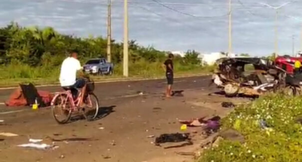 Três pessoas morrem em grave acidente na BR-226, em Timon