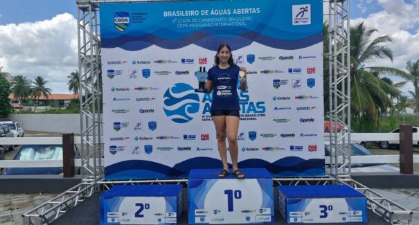 Sofia Duailibe se destaca em duas competições de águas abertas em São Luís