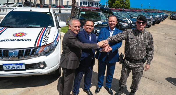 Brandão entrega 42 novas viaturas e anuncia convocação de mais 360 policiais militares aprovados em concurso público
