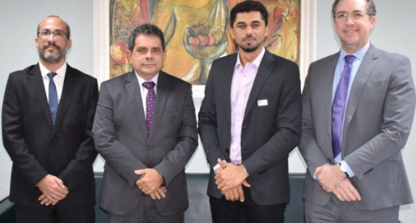 Presidente da Famem e diretor-geral visitam Sebrae e PGJ para fortalecer parcerias institucionais