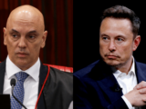 Elon Musk acusa Alexandre de Moraes de violar a lei no Brasil