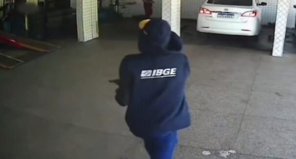 Vídeo: criminosos assaltam loja vestindo uniformes de agentes do IBGE, em São Luís