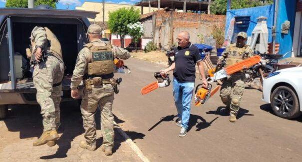 Empresários são presos por venda ilegal de motosserras no interior do MA