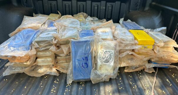 Avaliados em mais de R$ 4 mi, 102 kg de drogas são apreendidos em fundo falso de caminhão em Porto Franco