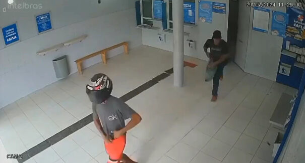 Vídeo: criminosos invadem casa lotérica e rendem funcionários em Bela Vista do Maranhão