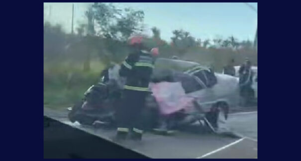 Pai e filha morrem em colisão entre carro e caminhão na BR-135, em Peritoró