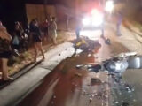 Dois morrem em colisão frontal entre motos na zona rural de São Luís; mulher ficou ferida