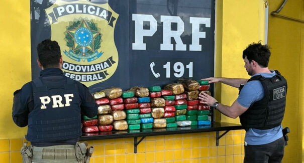 Quase 100 kg de crack são apreendidos durante abordagem na BR-135, em Bacabeira