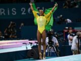 Rebeca Andrade conquista a prata no individual geral na ginástica