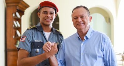 Brandão recebe Benedito Moreno, estudante que conquistou prêmio de redação pela Universidade de Oxford