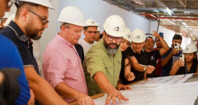 Brandão visita obras do Hospital da Região Tocantina e do novo Fórum de Imperatriz