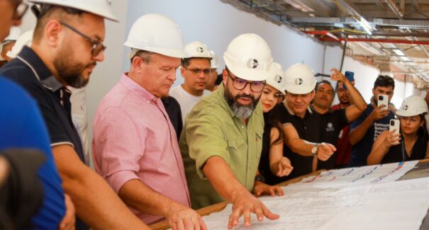 Brandão visita obras do Hospital da Região Tocantina e do novo Fórum de Imperatriz