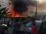 Incêndio atinge estabelecimento comercial no São Francisco; não houve vítimas