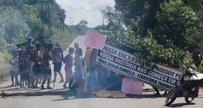 Marco Temporal: indígenas bloqueiam estradas no interior do Maranhão em protestos
