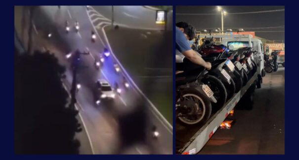 Condutores em motos barulhentas são alvo de operação policial em São Luís; mais de 60 são apreendidas