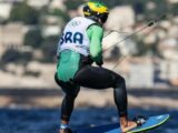 Paris 2024: Bruno Lobo estreia em quarto lugar na Fórmula Kite