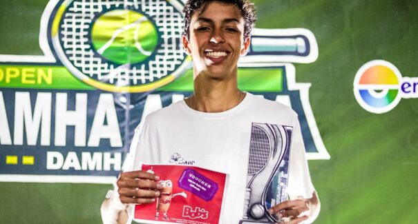 Maranhense Marco Nunes brilha no Open Dahma Alpha de Tênis