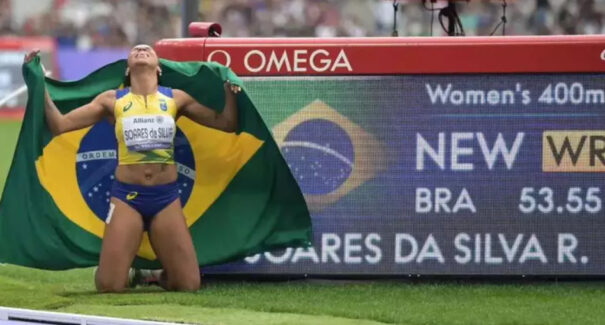 Paralimpíadas: maranhense Rayane Soares ganha ouro e bate o recorde mundial nos 400m