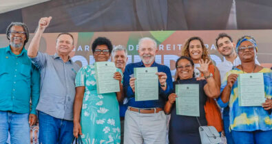 Em Alcântara, Lula assina acordos que beneficiam comunidades quilombolas de todo o Brasil