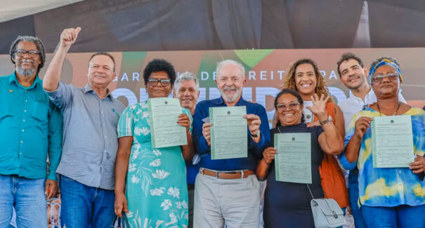 Em Alcântara, Lula assina acordos que beneficiam comunidades quilombolas de todo o Brasil