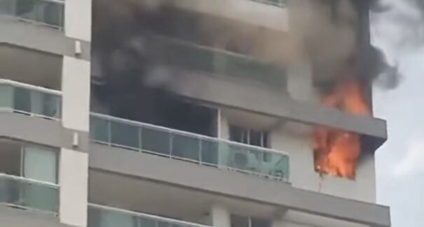 Incêndio atinge apartamento em São Luís