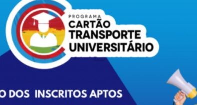 Sorteio dos beneficiários do programa Cartão Transporte Universitário