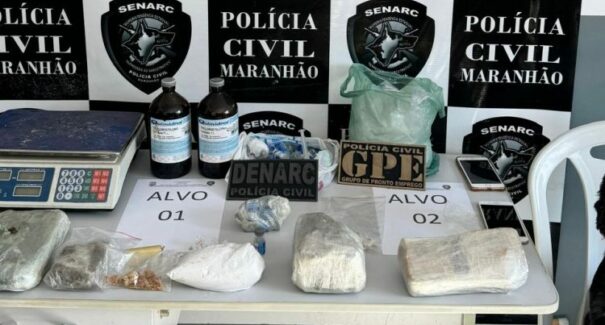 Três pessoas são presas durante operação contra o tráfico de drogas em Timon