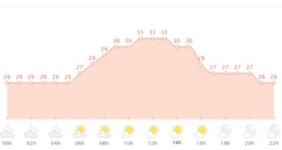 Dia de sol com algumas nuvens; veja como está o clima para este sábado (28)