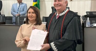 Toma posse primeira desembargadora em vaga exclusiva para mulheres no TJMA